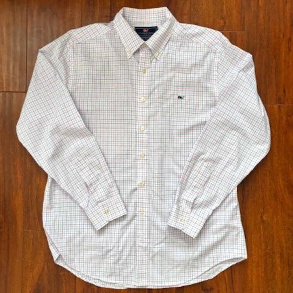 Vineyard Vines Classic Cotton Slim Fit Whale Shirt